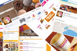 redes sociales dunkin coffee