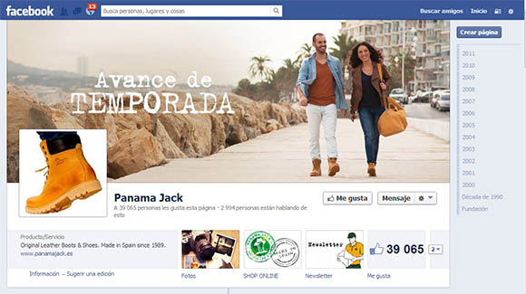 Acción Facebook Panama Jack
