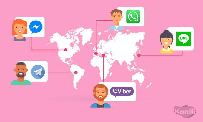 apps de mensajería